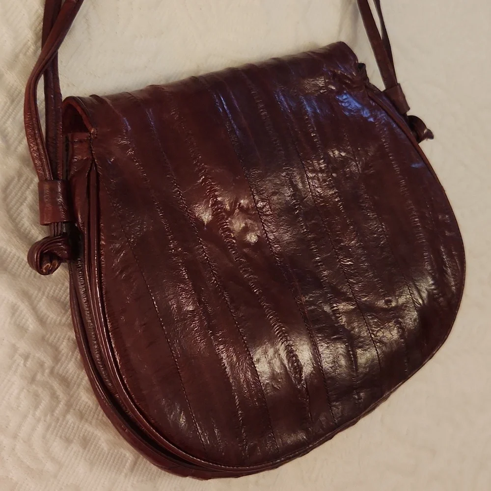 Vintage Eel Skin Shoulder Bag - Picture 4 of 7